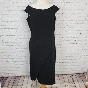Donna Karan Sleeveless Black Dress 10 NWT